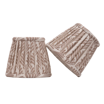 Gathered Shade - French Menu - Soft Pink