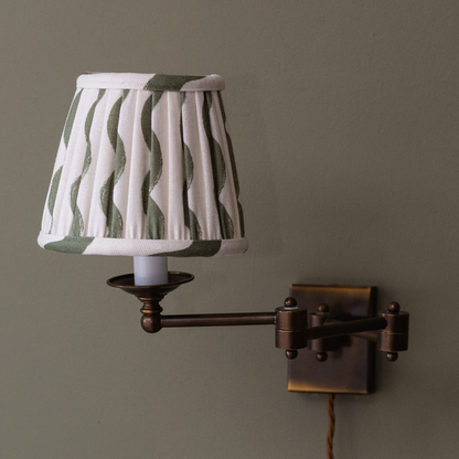 Gathered Shade - Shimmy Stripe - Green